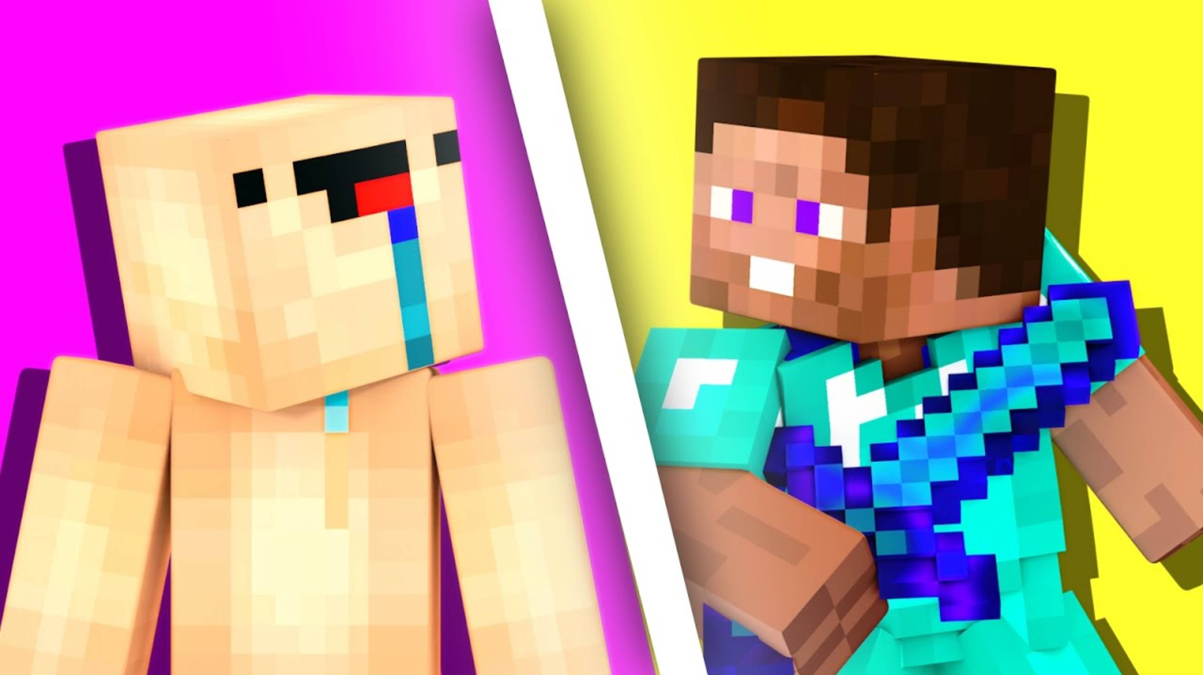 👶🏻 НУБ ПРОТИВ ПРО 😈 _ МАЙНКРАФТ БАТТЛ НА СЕРВЕРЕ MINECRAFT _ ВЛАДУС