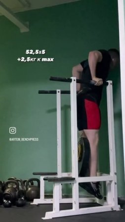 Рекорд на брусьях. Сосай Виталик