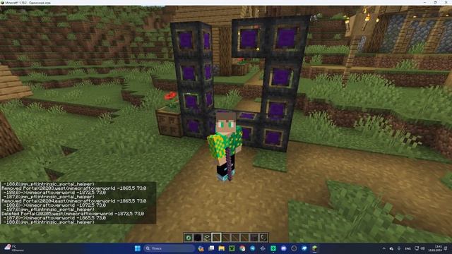 обзор на мод который добавляет порталы и портал ган в ? смотреть онлайн