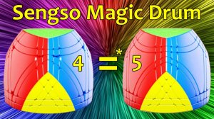 Как собрать Sengso Magic Drum 4 5, Магический барабан Сенгсо, How to solve cube, tutorial, сборка