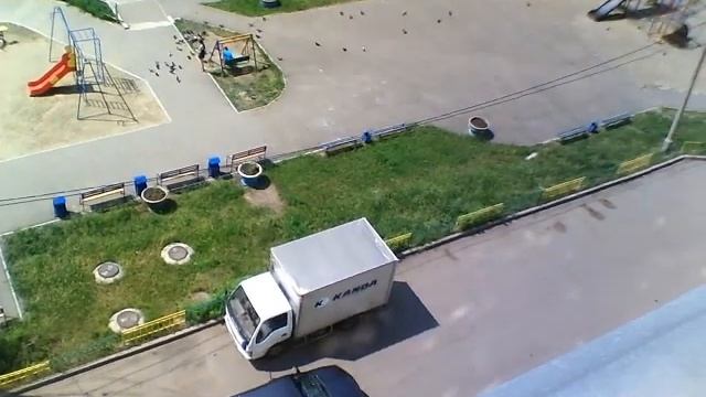 Красноярск.Солнечный. Вид моего двора из окна спальной.
