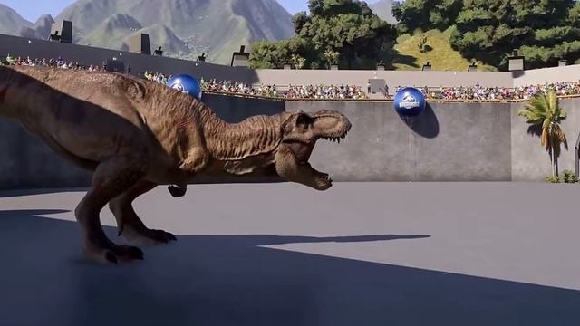 🔴 T-REX ПРОТИВ ВСЕХ ДИНОЗАВРОВ - Jurassic World Evolution 2 #dinosaur