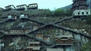 Туристический рай на скалах, Китай