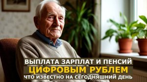 Выплата зарплат и пенсий цифровым рублем: что известно на сегодняшний день