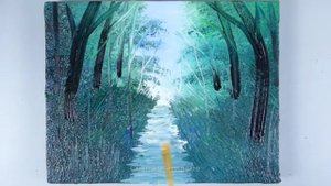 Как нарисовать тропинку в лесу