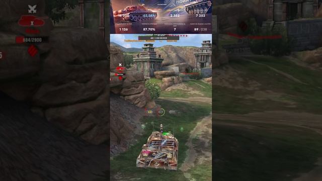 BIG BOSS фанимся в режиме Tanks Blitz #shorts смотреть онлайн