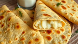 Секретный рецепт: хрустящий Кыстыбый, наполненный сливочным картофелем!