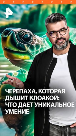 Дышит через ***: черепаха с необычным способом получать воздух / "Знаете ли вы, что?"