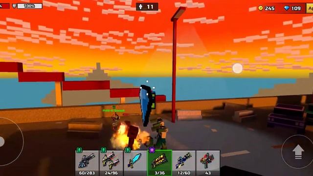 Pixel gun 3d shooting games online прохождение кампании часть 1 смотреть онлайн