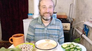 Обед. Вкусно. Сытно. Низкокалорийно. Полезно. Мукбанг. Обжор. Еда на камеру. Диета. Шизофрения