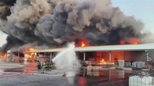 В Подмосковье ликвидировано открытое горение на складе горюче-смазочных материалов