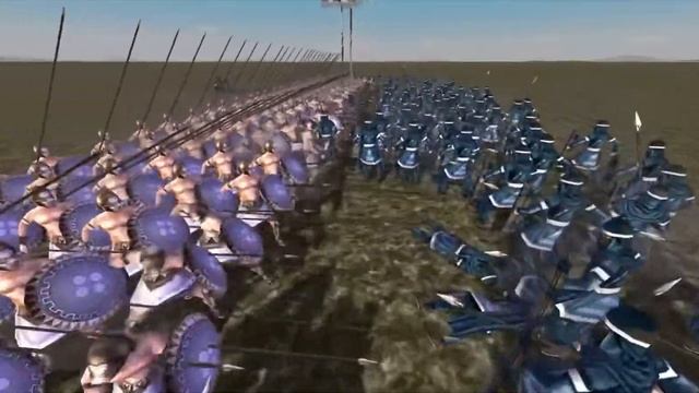 Rome Total War 1vs1: Пехота пустынь vs Гоплиты-ополченцы смотреть онлайн