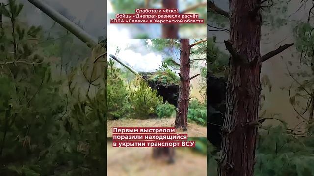 Сработали чётко по цели! Бойцы «Днепра» разнесли расчёт БПЛА «Лелека» в Херсонской области