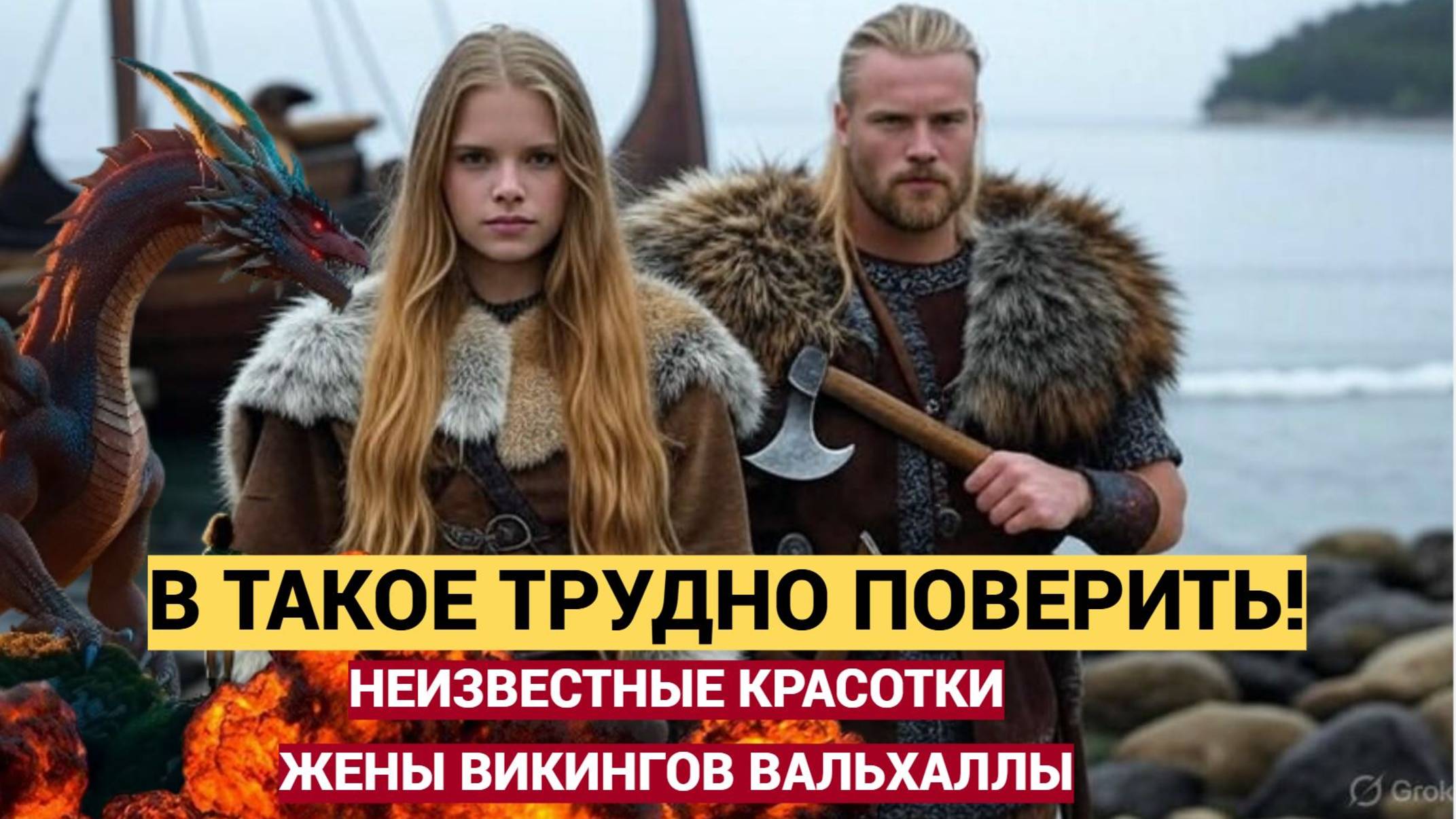 ВЫ НЕ ПОВЕРИТЕ! Неизвестная правда..Неукротимые ВАЛЬКИРИИ жены викингов ПОТРЯСЛИ ВЕСЬ МИР!!!