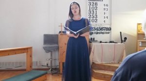 Дария Гаврилова исполняет молитву Дездемоны Верди. Орган — Александр Цветков. Сортавала, 1 июня