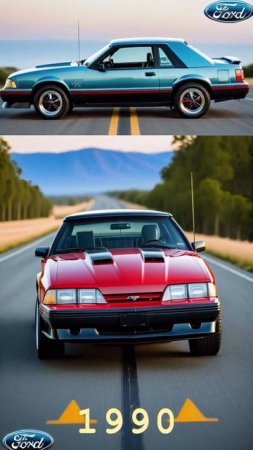 Ford_Mustang_evolution_#ford_#fordmustang_#carhistory_#carevolution