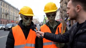 AI журналисты на улицах нейроМосквы: Опрос москвичей с помощью новейших технологий Veo 3