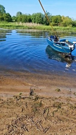 рыбалка на лодке #отдых