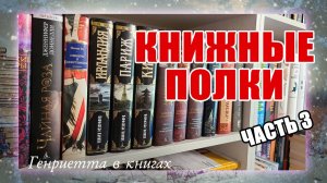Книжные ПОЛКИ. Часть 3 // толстые книги и детективы