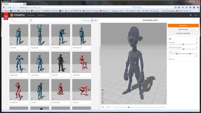 Импорт анимации с сайта Mixamo в Unreal Engine 4. смотреть онлайн