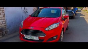 Легкая полировка фар Ford Fiesta