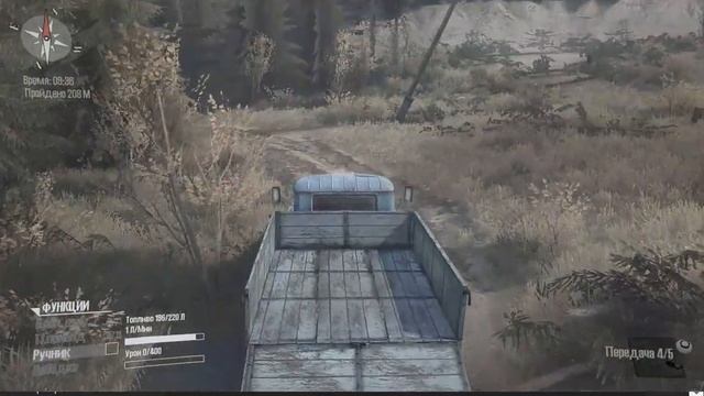 Поехал за дровами в лес на ЗИЛ-130. Spintires: MudRunner 2017. Застря смотреть онлайн