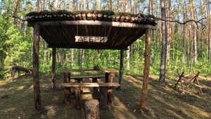 Бушкрафт | Лагерь в лесу - стоянка "Дебри"  |  Обустройство костровища | Серджио Неистовый