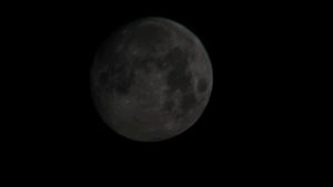 Полная луна в бинокль 20х80