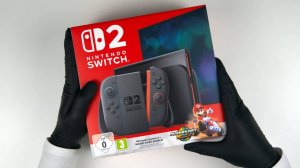 Распаковка консоли Nintendo Switch 2 + Mario Kart World
