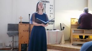Дария Гаврилова исполняет "В ясную эту ночь" Барбера. Орган — Александр Цветков. Сортавала, 1 июня