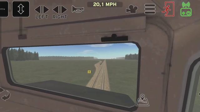 Работаю машинистом на пассажирском поезде в игре Train an смотреть онлайн