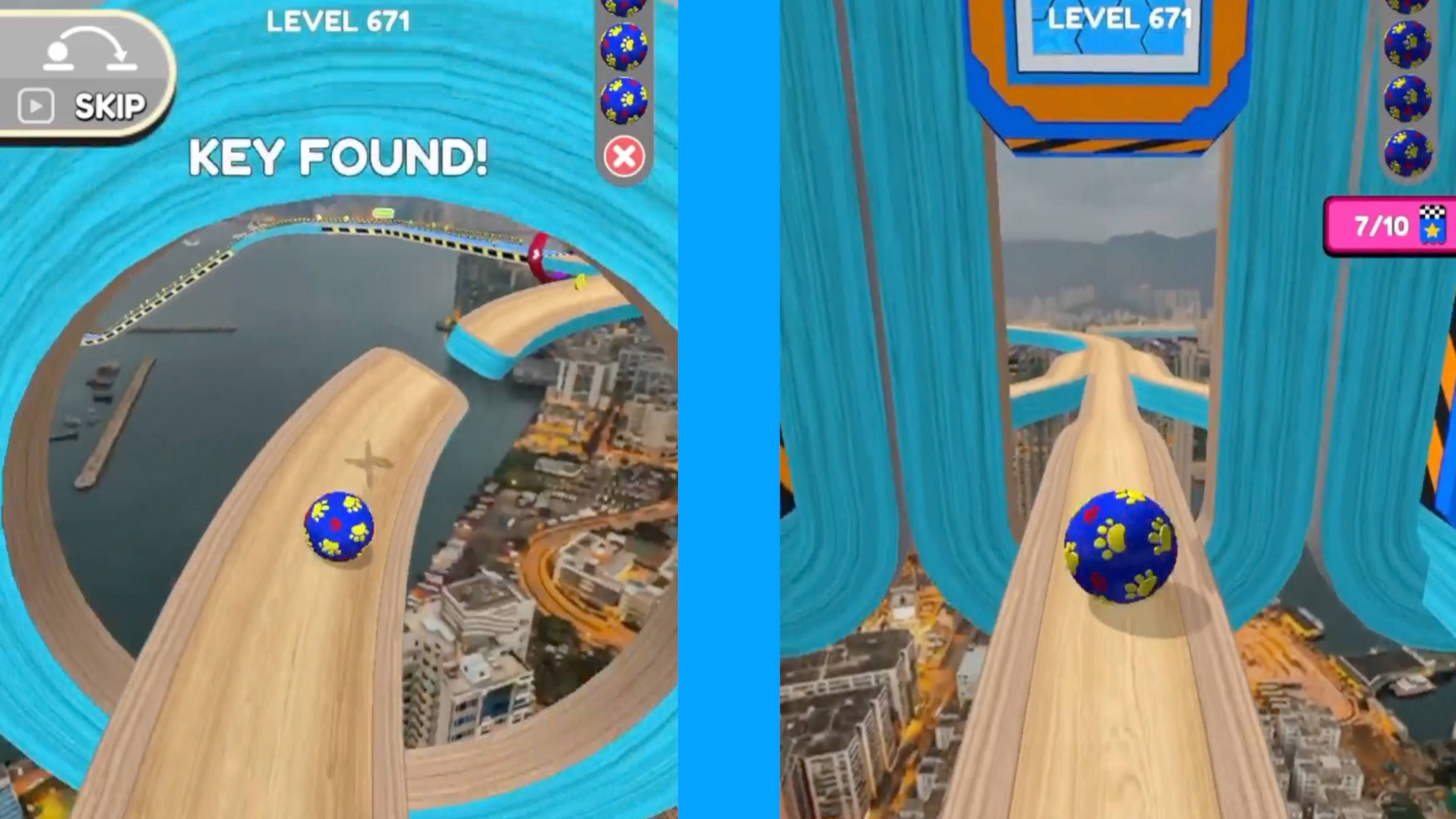 Going balls All Levels Gameplay IOS Android Going Balls Level 671