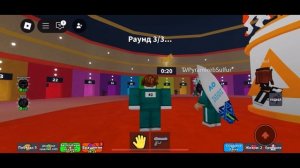 Играю в Roblox в режим «Игра в кальмара"
