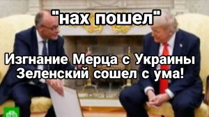 ИЗГНАНИЕ МЕРЦА С УКРАИНЫ Зеленский обезумел
