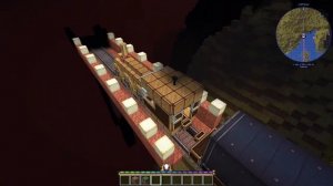 я сделал новый грузовой поезд в майнкравте с модом create