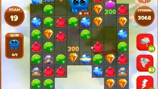 3068 уровень в игре Сокровища Пиратов. смотреть онлайн