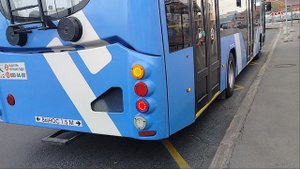5 июня Троллейбус 47 маршрут Транс Альфа 1090 и Автобус 225 маршрут МАЗ-203.948 38387 Ст.М.Купчино