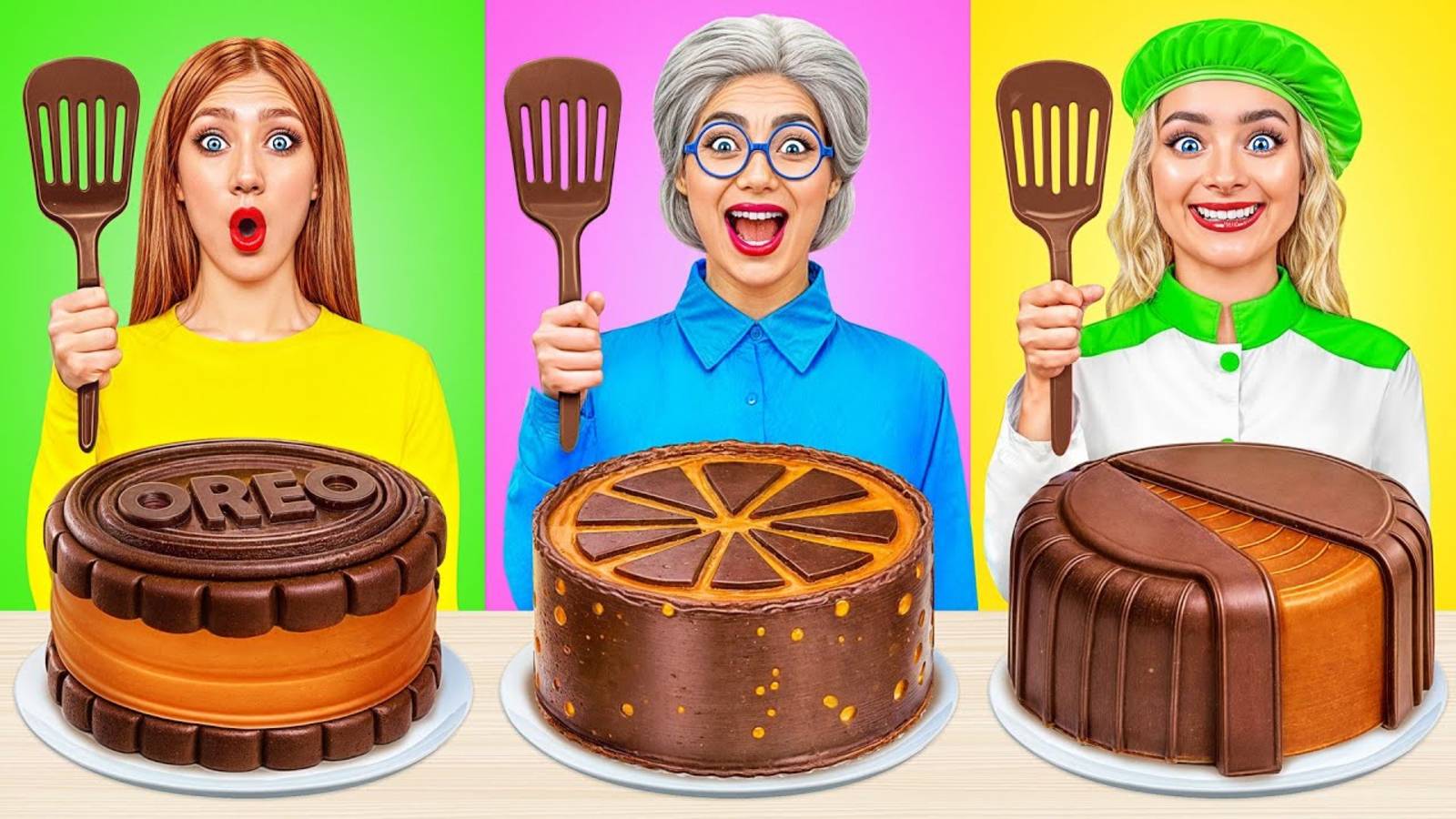 Кулинарный Челлендж_ Я против Бабушки _ Лайфхаки для Родителей