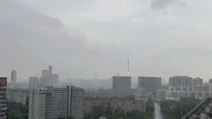🌩️Молния ударила прямо в Останкинскую телебашню🌩️