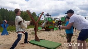 Аттракцион рогатка Энгри Бердз