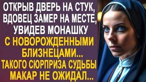 Открыв дверь на стук, вдовец замер на месте, увидев монашку с новорожденными близнецами... Такого...