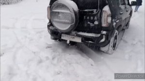 Лада Нива Тревел в снегопад. #ниватревел #ладанива #нов