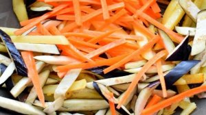 Картофель, жареный с овощами по-азиатски