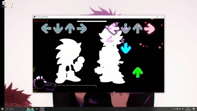 Я прохожу FNF VS Sonic exe Rerun Rechart