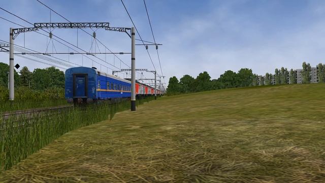 К Дню Победы. Тепловоз 3ТЭ28-0080 "80 Лет Победы" с перегоня? смотреть онлайн