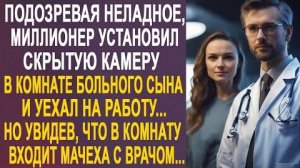 Подозревая неладное, миллионер установил скрытую камеру в комнате больного сына и уехал на работу...