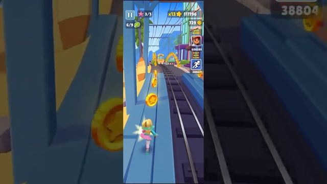 Играю в Subway surfers серия №49 смотреть онлайн