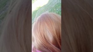 Котёнок пытается поймать мышку.