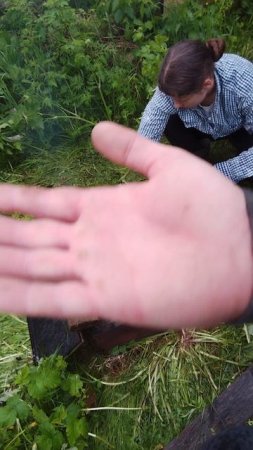 Готовим шашлыки на углях. Первое видео.