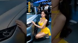 BEAUTY AI 4K. ⭐️Beautiful car model at the 2025 auto show
